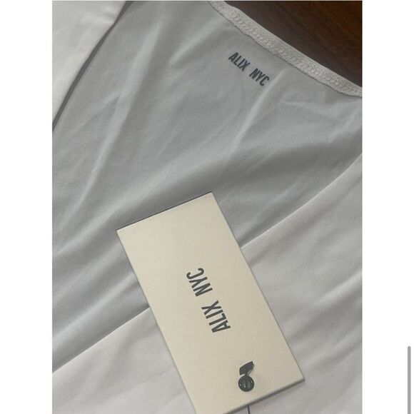 ALIX NYC Irving Bodysuit in White Medium New - Picture 10 of 10